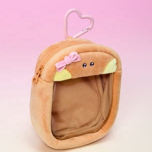 Nuovi Arrivi: Borsa Portaoggetti Trasparente con Cerniera a Forma di Personaggio dei Cartoni Animati, Piccola Bambola di Peluche Rotonda Kim <span class=keywords><strong>Taehyung</strong></span> JIMIN Min Yuqi per Ragazze - Product Image 5