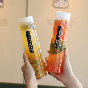 Botellas de Plástico Transparentes Desechables Personalizadas para Jugos y Bebidas al Por Mayor - Product Image 3