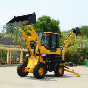 4 Wheel Drive Nieuwe Retro Graafmachine Backhoe En Loader Backhoe Loader Graafmachine Kleine Graaflaadmachine Te Koop - Product Image 3
