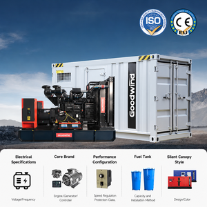 Generadores Diésel de Respaldo Weichai Super Silenciosos Goodwind de 15, 23, 30, 50 kW y 10, 20 kVA con Motor de Bajo Consumo de Combustible - Product Image 2