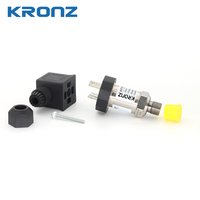 Sensor de Nivel KRONZ Resistente al Desgaste y Anti-Bloqueo de 4-20 mA, Transmisor de Presión de Carga Pesada con Galga Extensométrica para Sólidos a Granel