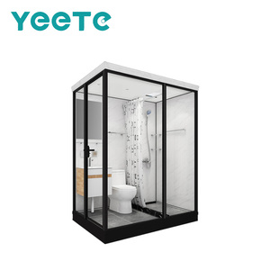 YEETE Cabina Bagno Prefabbricata - Modulo Doccia All-in-One con WC, Lavabo e Riscaldatore 3-in-1 per Hotel e Appartamenti - Product Image 1