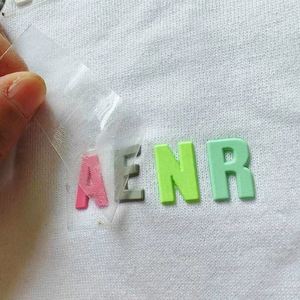 Made in China Customized Heat Transfer Silicone Patch OEM Iron on <b>Sticker</b> Soft Tags High Quality Waterproof logo for Clothing - Product Image 3