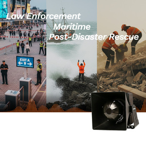 Altavoz Ligero para Drones, 149dB Pico SPL, Alcance de 891m, Dispositivo Acústico de Largo Alcance para Operaciones de Seguridad Pública - Product Image 6