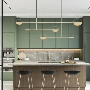 Lámpara de Araña de Hierro Forjado Geométrica Artística Nórdica Original, Lámparas Colgantes Minimalistas de Diseño Posmoderno para Sala de Estar y Comedor - Product Image 4