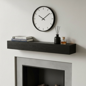 Étagère murale et flottante <span class=keywords><strong>en</strong></span> cèdre rouge occidental de 48'' avec motif <span class=keywords><strong>en</strong></span> relief pour la décoration intérieure - Product Image 1