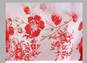 Robe de danse de scène pour filles <span class=keywords><strong>pas</strong></span> chère, costumes de danse de style <span class=keywords><strong>chinois</strong></span>, tutu de danse rouge pour ballerine - Product Image 3