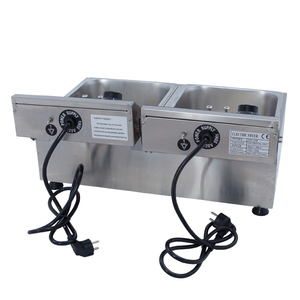 <span class=keywords><strong>Friggitrice</strong></span> Elettrica a Doppia Vasca <span class=keywords><strong>10</strong></span> <span class=keywords><strong>Litri</strong></span> in Acciaio Inox per Uso Commerciale - Product Image 6