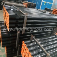 Tige de forage en acier au carbone forgé DTH, Ø ext. 89 mm, ép. 6 mm, joints boîte-à-boîte, longueur 1,5 m-6 m, outil de forage pour puits