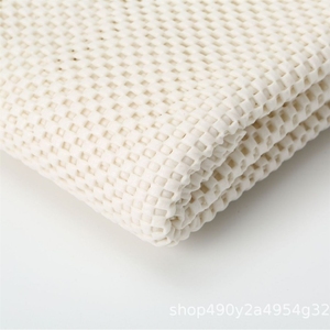 Tapis antidérapant en PVC, petit carré, blanc cassé, grande taille - Product Image 4
