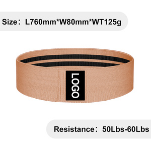 Earth Tone Fabric <b>Resistance</b> <b>Bands</b> Set <b>for</b> Hip Glute <b>Workout</b> Fitness Training - Product Image 3