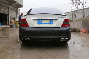 Kit carrosserie pour Mercedes <span class=keywords><strong>W204</strong></span> <span class=keywords><strong>C63</strong></span>, style Black Series amélioré, pare-chocs avant et arrière, capot, kit widebody - Product Image 5