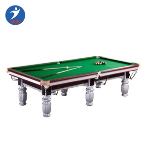 Mesa de <span class=keywords><strong>Billar</strong></span> Sooker de Lujo de 9 Pies, Moderna, 4 en 1, Patas de Madera Maciza, Cojines de MDF, Rieles de Goma para Snooker, <span class=keywords><strong>Carambola</strong></span> y <span class=keywords><strong>Billar</strong></span> - Product Image 6
