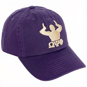 Cappellino da Baseball Personalizzabile con Logo Omiga Psi Phi, Cappello da Uomo con Visiera Ricamata e Cinturino Regolabile - Product Image 3