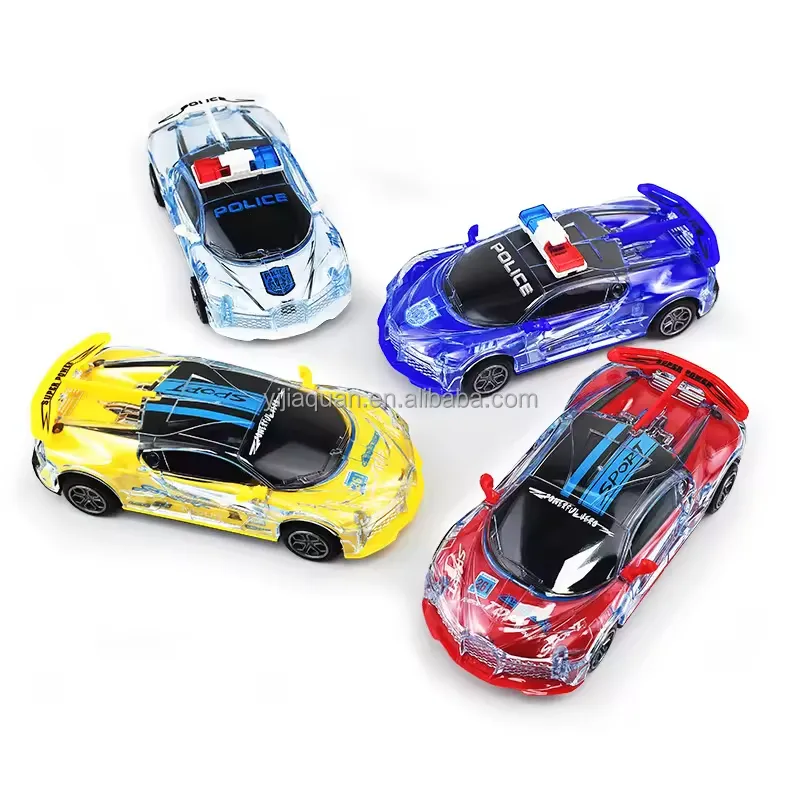 Luminous Music Universal Car and Inertia Car Boys and Children's Toys for Birthday Gift