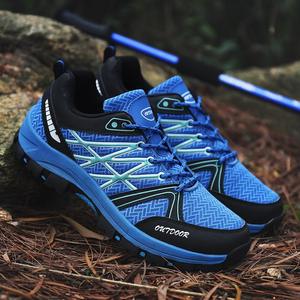 Zapatos deportivos transpirables para exteriores, de malla, de caña baja, para senderismo, montañismo, botas de senderismo para hombre, zapatos deportivos para correr y senderismo. - Product Image 2