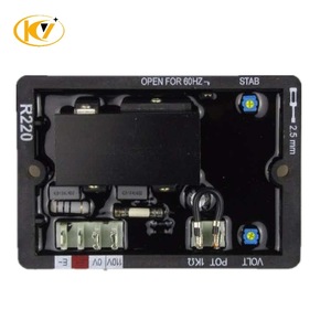 R220 Automatic Voltage Regulator 50/60 Hz Single Phase AC Voltage <b>Stabilizer</b> for Diesel Generator Set - Product Image 1