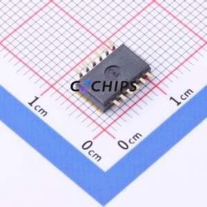 1.27-6P-TPHS DIP Switch SMD-12P,5.4x9.2mm Switch Flat Toggle, Groove Type Single Pole Single Throw 6 Gull Wing Type - Product Image 2