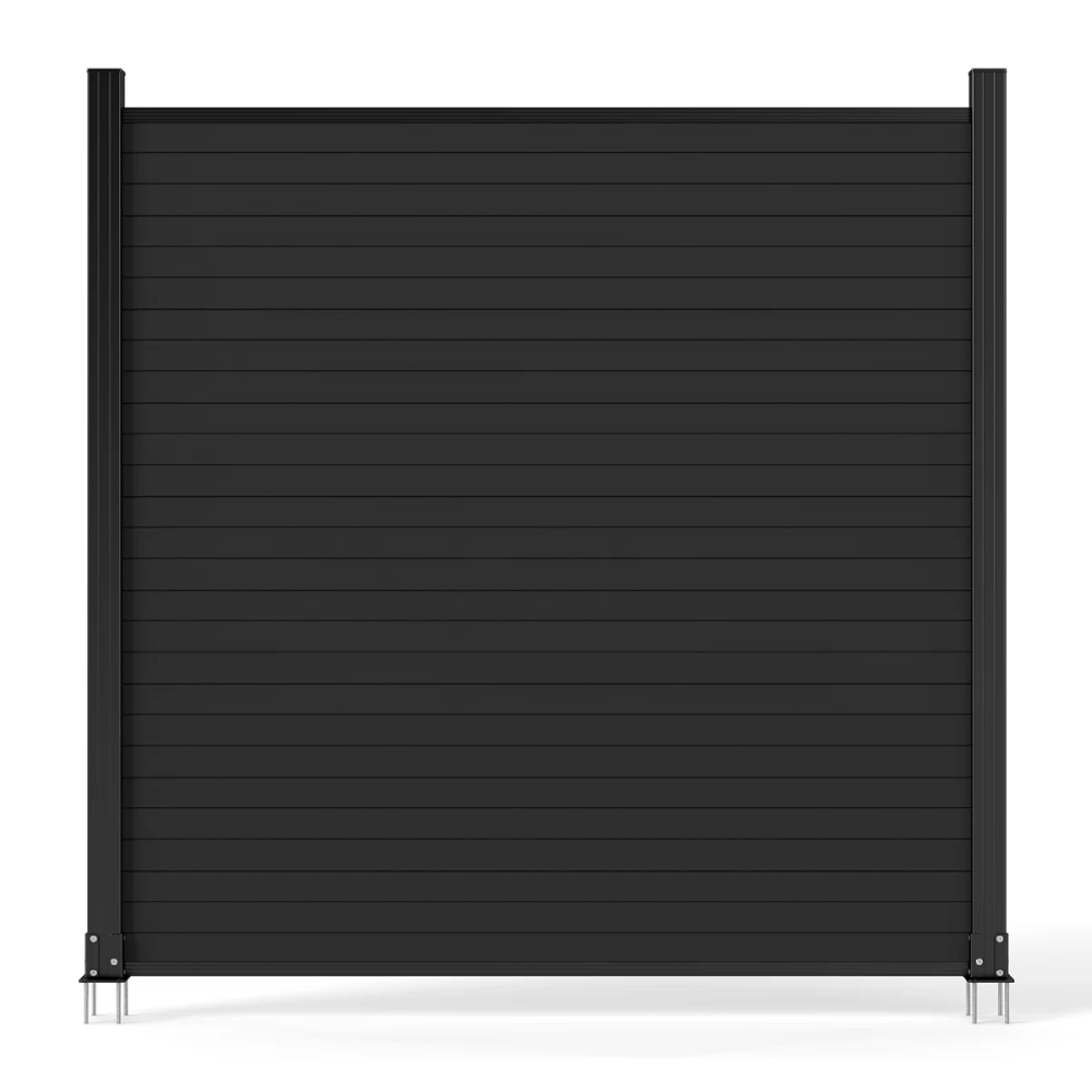 Wholesale Waterproof Anti-UV WPC Fencing Panels Wood Plastic Composite Outdoor Privacy Garden Fence Secure Security Farm Fence