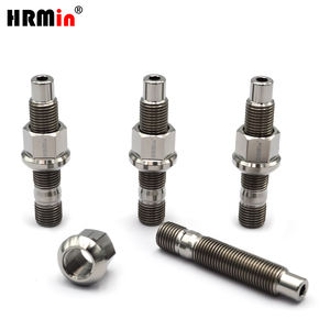 HRMin Gr5 Titanium M14 * 1.5*78mm <span class=keywords><strong>Goujon</strong></span> <span class=keywords><strong>de</strong></span> <span class=keywords><strong>roue</strong></span> avec écrou <span class=keywords><strong>de</strong></span> <span class=keywords><strong>roue</strong></span> à siège à billes M14 * 1.5*21mm Écrous <span class=keywords><strong>de</strong></span> <span class=keywords><strong>roue</strong></span> et accessoires pour voiture <span class=keywords><strong>de</strong></span> course <span class=keywords><strong>VW</strong></span> AUDI - Product Image 3