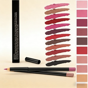 Hot Selling Private Label Matte Natural Waterproof Lip Liner High Pigment <b>Customized</b> Lipliner Pencil - Product Image 1