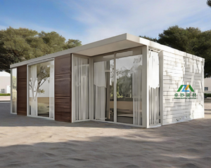 Maison en bois de luxe à montage facile, cabane préfabriquée, panneaux solaires pour la vie hors réseau, bureau, villa, <span class=keywords><strong>appartement</strong></span> - Product Image 4