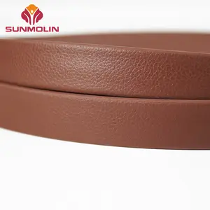 Custom Soft Leather Texture Waterproof Polyurethane Silicone Pvc Coated Webbing