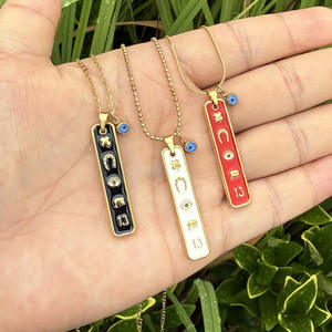 Cool 3 colores personalidad Elefante en forma de U collar con colgante largo con cadena de eslabones accesorios de acero inoxidable - Product Image 1