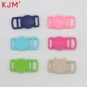 Accesorios para <span class=keywords><strong>collar</strong></span> de mascotas, cabeza de gato pequeña de 10mm, hebilla separable de plástico, Clip separable de seguridad - Product Image 3