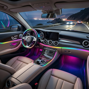 <b>Car</b> Atmosphere Light Retrofit Assembly Kit Vehicle Interior <b>Ambient</b> <b>Lighting</b> Set for Auto Modification Enthusiasts - Product Image 5