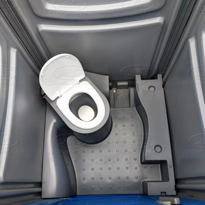 Sistema de ahorro de agua de inodoro público de plástico antivandalismo asiático para áreas urbanas Centros comerciales Espacios públicos de alto tráfico - Product Image 3