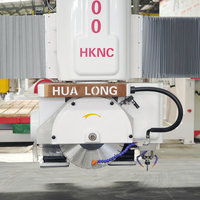 Mesin Pemotong Batu All-in-one Bridgesaw 5 Axis CNC untuk Pemotongan Wastafel dan Pemotongan Miter untuk Pembuat Perlengkapan Dapur