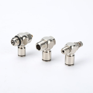 SiVK KQG2 Series Stainless Steel <b>Quick</b> Connect Fittings Pneumatic Tube Fittings - Product Image 3