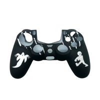 Étui de protection pour manette de jeu anti-poussière et antidérapant pour PS4, coque en silicone pour manette PS4, coque de protection pour PS4