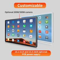 Moniteur à écran tactile optique de 10.1 pouces, alimentation POE, PC industriel Android avec panneaux LCD Linux