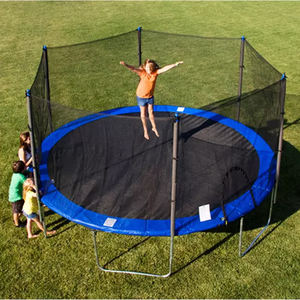 Zoshine 8' <strong>12</strong>' Round Sports Arena UV-resistant Polyethylene Netting Gyn Outdoor <strong>12</strong> <strong>Foot</strong> <strong>Trampolines</strong> With Enclosure Net - Product Image 5