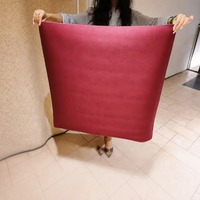 Tapis de Mahjong Couleur Bordeaux Unie pour Tuiles Américaines, Moderne, Luxueux, Pliable, Portable, Antidérapant, Réducteur de Bruit