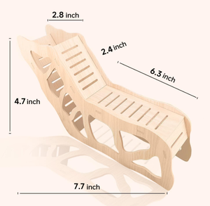 Toptan Modern çok fonksiyonlu ahşap Peeping ev köpekler ve kediler için doğal rüzgar kaçış düğmesi - Product Image 6