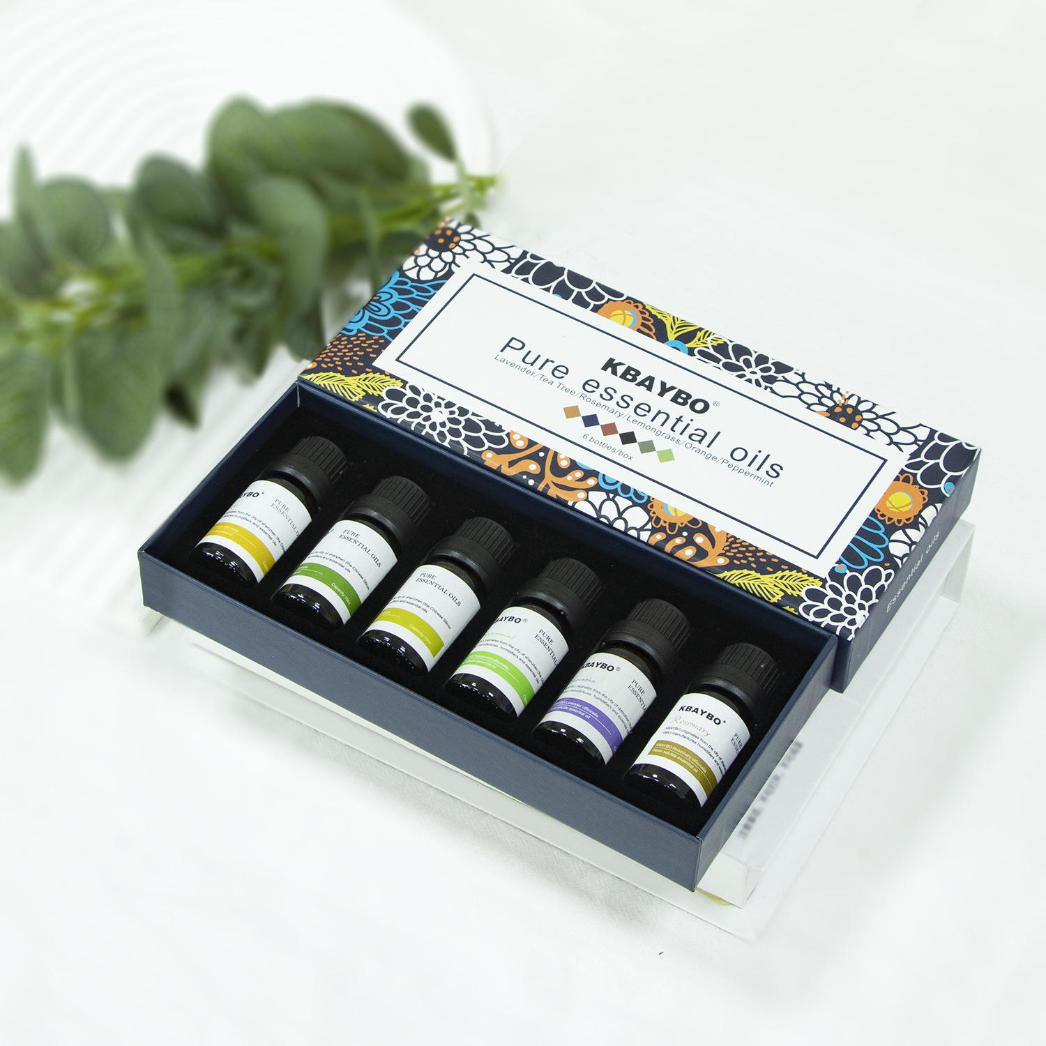 Lot de 6 huiles essentielles