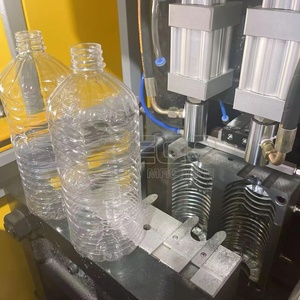Design personalizzato 0.1L 1.5L 50ml soffiatore di bottiglie semi-automatico preforme Pet impianto di produzione di plastica fornito - Product Image 5