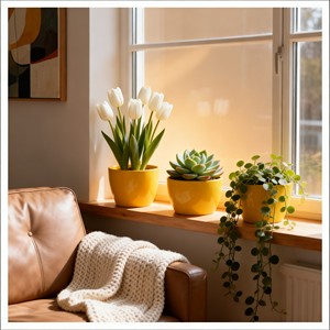 Kits de propagation pour la maison et le jardin en gros de Chine / Pots de fleurs en céramique noire émaillée HARVIT HYFP-08 - Product Image 5