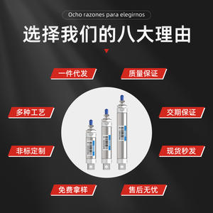 Cylindre pneumatique miniature en acier inoxydable MA personnalisé, petit type pneumatique avec dimensions 16/20/25/32/40-50*75-150S-CA - Product Image 3