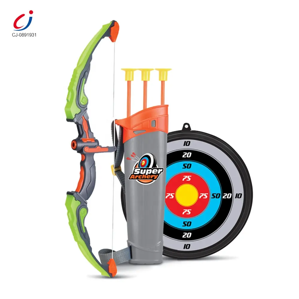 Children's Luminous Archery Shooting Target Game Outdoor Sports Recurve Plastic Toy Bow and Arrow for Kids