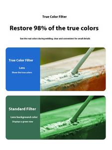 Capuchon de soudage automatique complet avec fonction d'assombrissement Housse de protection pour soudeur à l'arc argon montée sur la tête - Product Image 5