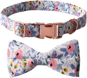 <span class=keywords><strong>Collar</strong></span> Clásico de Diseño para Perros y Gatos, <span class=keywords><strong>Collar</strong></span> Decorativo para Mascotas con Lazo Extraíble y Hebilla de Aleación - Product Image 6