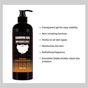 Gel de <span class=keywords><strong>Afeitar</strong></span> Antisensible de Larga Duración Barber, <span class=keywords><strong>Espuma</strong></span> Hidratante, OEM, Gel de <span class=keywords><strong>Afeitar</strong></span> a Base de Agua con Esencia de Plantas, Fresco y Confortable - Product Image 6