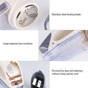 Removedor de Pelusas Eléctrico Ajustable, Cuchillas de Acero Inoxidable, Removedor de Bolitas, Afeitadora de Telas Segura - Product Image 5