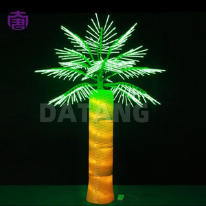Sturdy Led Coconut Palm <b>Tree</b> <b>Light</b> Attractive Tropical Decor For Backyard Hotel Outdoor Party Illumination For Sale - Product Image 3