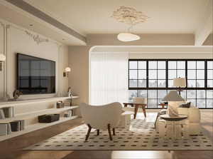 Dịch vụ thiết kế đồ họa kết xuất 3D thân thiện với môi trường thiết kế nội thất nhà toàn bộ Phong Cách Hậu hiện đại - Product Image 2