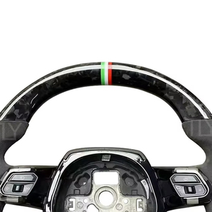 Volant en Fiber de carbone forgé en Alcantara personnalisé haut de gamme pour <span class=keywords><strong>Lamborghini</strong></span> Huracan LP610-4 Volant <span class=keywords><strong>Aventador</strong></span> Urus - Product Image 5